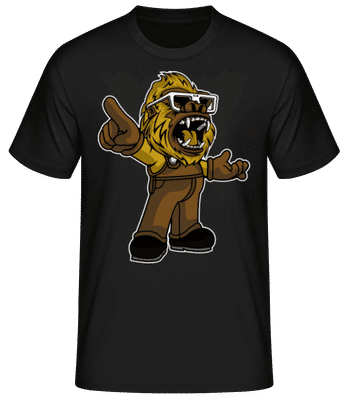 Gorilla Plumber - T-shirt standard Homme - Noir - Devant