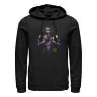 Marvel - Eternals - Phastos Purple - Unisex Mikiny s kapucňou - Čierna - Predné