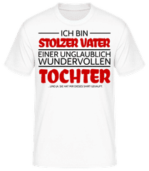 Stolzer Vater Einer Tochter · Männer Basic T-Shirt
