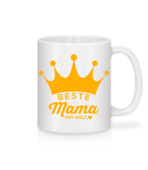 Beste Mama Der Welt Krone orange · Tasse