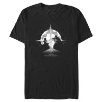 Star Wars - Obi-Wan Kenobi - Obi-Wan Kenobi & Darth Vader Explosive Duel Graphic - Men's T-Shirt - Black - Front