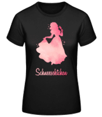 Schneesektchen - Frauen Basic T-Shirt - Schwarz - Vorne