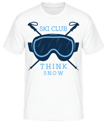 Ski Club Think Snow Icon · Männer Basic T-Shirt