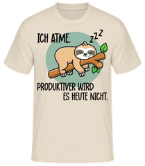 Ich Atme Produktiver Wird Es Nicht · Männer Basic T-Shirt