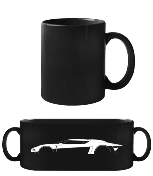 Preview: 'Citroen GT' Silhouette - Black Mug - Black - Front