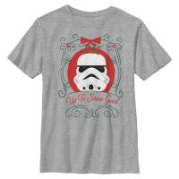 Star Wars - Stormtrooper Snow Good - Christmas - Kids T-Shirt - Heather grey - Front