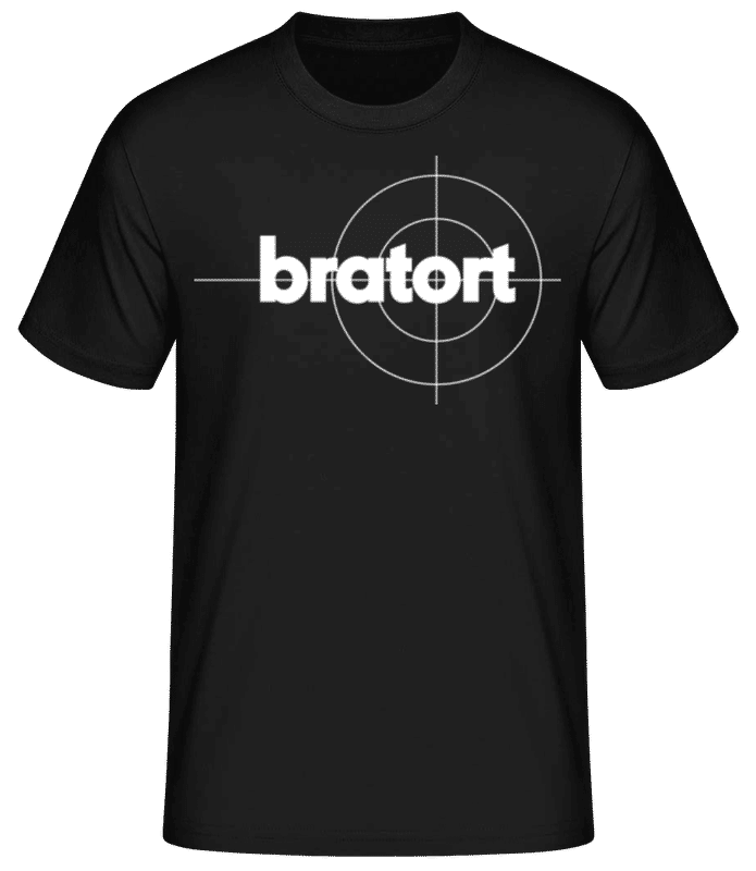 Vorschau: Bratort - Männer Basic T-Shirt - Schwarz - Vorne