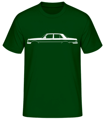 'Mercedes 280 SE W116' Silhouette - T-shirt standard Homme - Vert bouteille - Devant