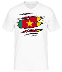 Drapeau mûré Cameroun · T-shirt standard Homme