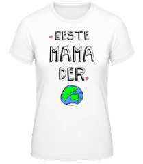 Beste Mama Der Welt  Erde · Frauen Basic T-Shirt