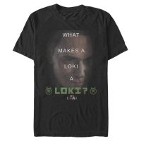 Marvel - Loki - Loki What - Hombres Camiseta - Negro - delante