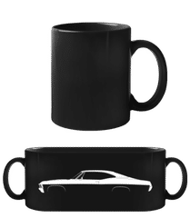'Chevrolet Impala SS 1967' Silhouette · Schwarze Tasse