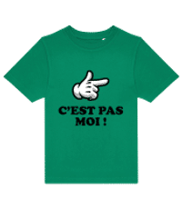 C’est Pas Moi - T-shirt hommes B&C - Vert irlandais - Devant