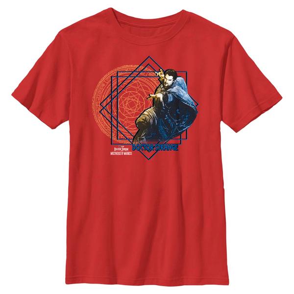 Aperçu: Marvel - Doctor Strange - Docteur Strange Strange Gold - Enfant T-shirt - Rouge - Devant