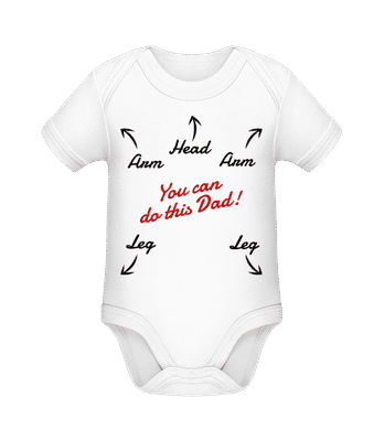 You Can Do This Dad - Body ecológico para bebé - Blanco - delante
