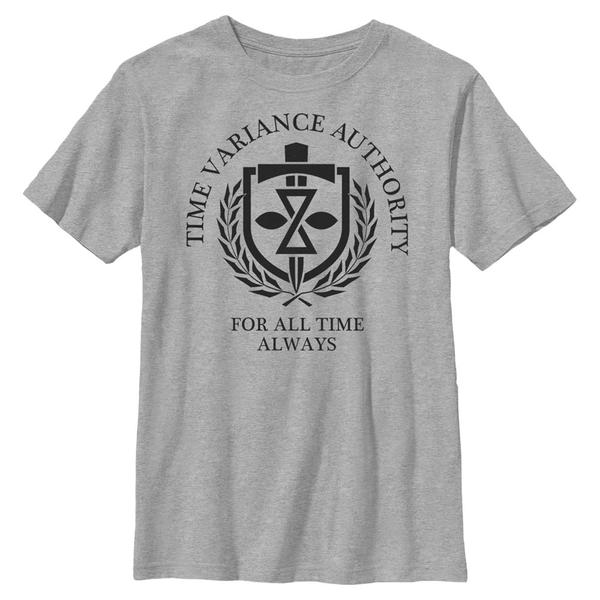 Aperçu: Marvel - Loki - Loki Authority Of Time - Enfant T-shirt - Gris chiné - Devant