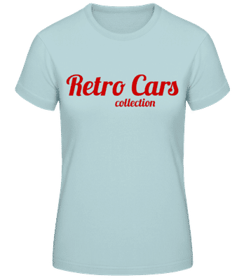 Retro Cars Collection - Frauen T-Shirt B&C - Mintgrün - Vorne