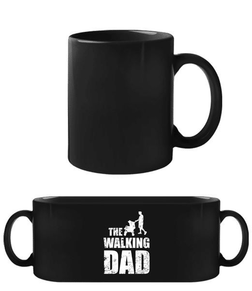 Aperçu: The Walking Dad - Tasse Noire - Noir - Devant