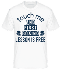 Free Boxing Lessons · Camiseta básica para hombre
