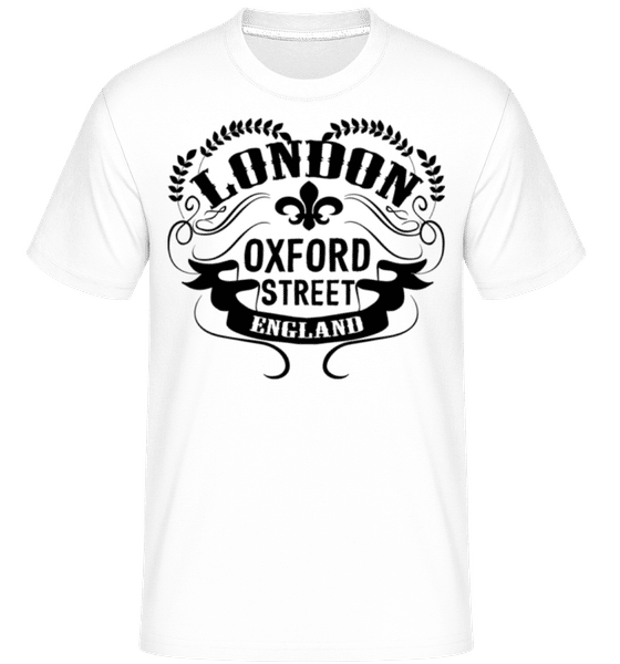 Aperçu: London England Icon -  T-Shirt Shirtinator homme - Blanc - Devant