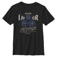 Star Wars - Darth Vader Dad Says So - Día del Padre - Niños Camiseta - Negro - delante