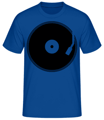 Enregistrement DJ - T-shirt standard Homme - Bleu royal - Devant