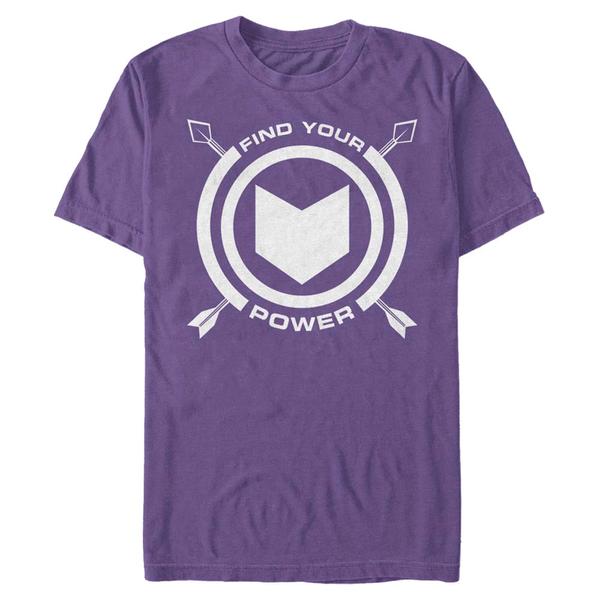 Aperçu: Marvel - Avengers - Hawkeye Power of - Homme T-shirt - Pourpre - Devant