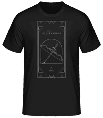 Art Deco Zodiac Sign Sagittarius · Men's Basic T-Shirt