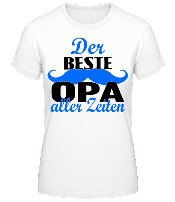 Bester Opa Aller Zeiten - Frauen T-Shirt B&C - Weiß - Vorne
