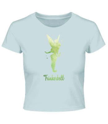 Trinkerbell - Crop T-Shirt - Hellblau - Vorne