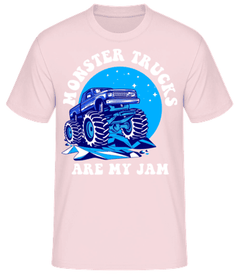 Monster Trucks Are My Jam - T-shirt standard Homme - Rose - Devant