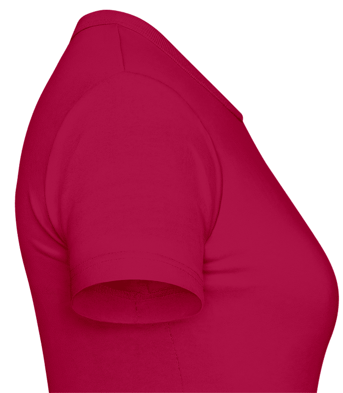 Vorschau: Ran An Die Bälle - Frauen Basic T-Shirt - Magenta - Rechts