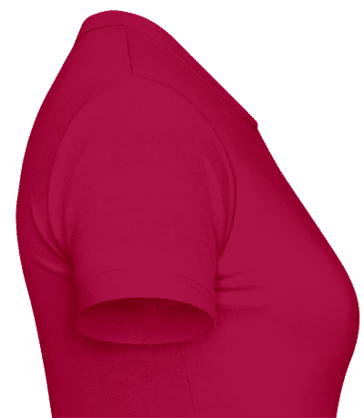 Ran An Die Bälle - Frauen Basic T-Shirt - Magenta - Rechts