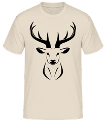 Deer Dark Antlers · Camiseta básica para hombre