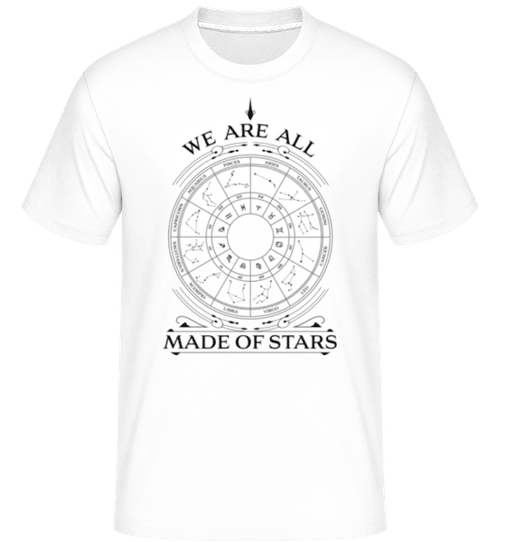 Aperçu: We Are All Made Of Stars - T-Shirt Shirtinator homme - Blanc - Devant