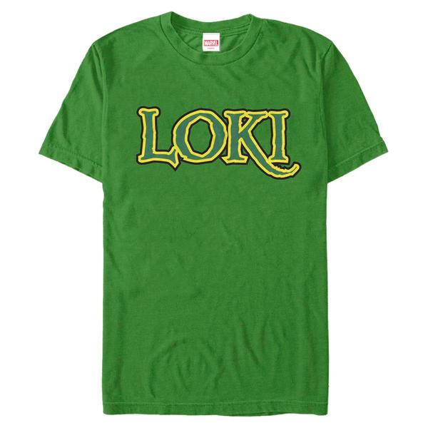 Aperçu: Marvel - Avengers - Loki Logo - Homme T-shirt - Vert irlandais - Devant