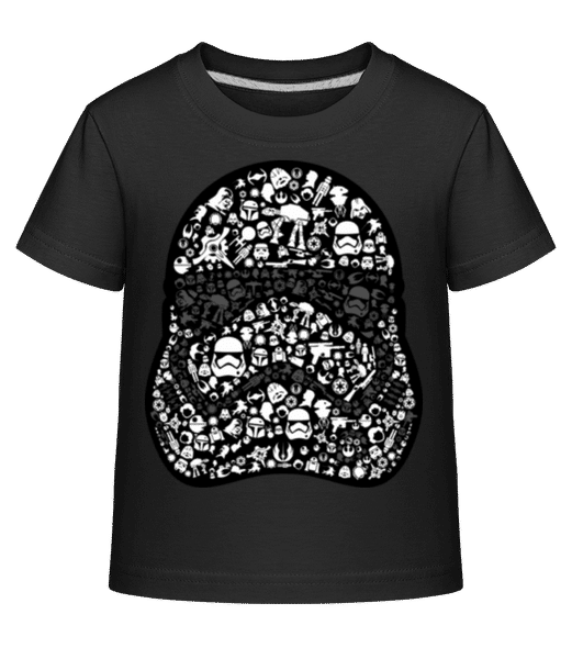 The Trooper - T-shirt shirtinator Enfant - Noir - Devant
