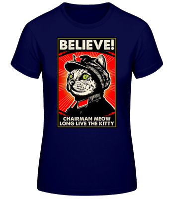 Chairman - Women's Basic T-Shirt - Navy - Front