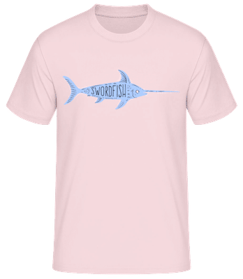 Swordfish - Men's Basic T-Shirt - Pink - Front