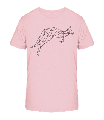 Polygon Kangourou - T-shirt bio Enfant Stanley Stella 2.0 - Rose - Devant