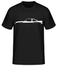 'Opel Manta 400 B' Silhouette - T-shirt standard Homme - Noir - Devant