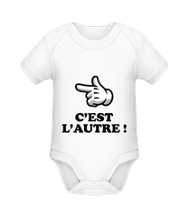 C’est L’autre · Body manches courtes bio