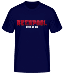 Beerpool Drink Or Die Bier · Männer Basic T-Shirt