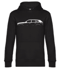 'BMW XM' Silhouette - Männer Standard Hoodie - Schwarz - Vorne