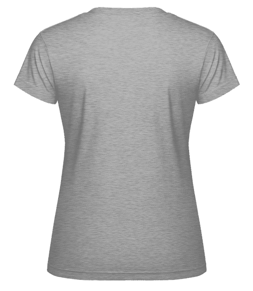 Authentic Motorcycle -  T-shirt Shirtinator femme - Gris chiné - Derrière