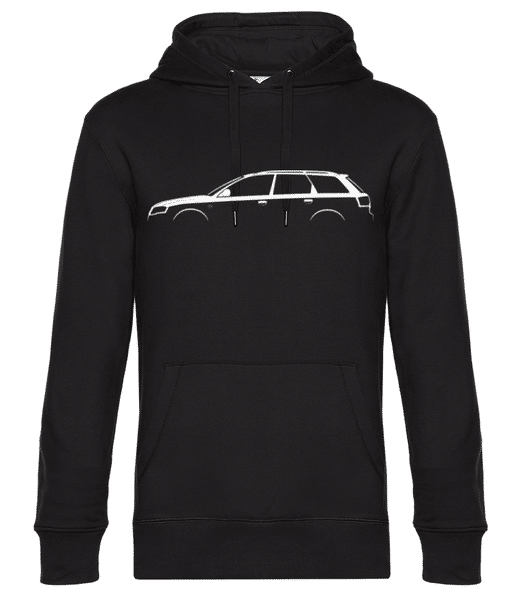 Preview: 'Audi A4 Avant (B7)' Silhouette - Men’s Standard Hoodie - Black - Front