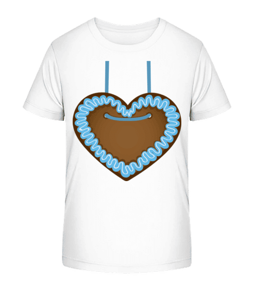 Lebkuchenherz Oktoberfest - T-shirt bio Enfant Stanley Stella 2.0 - Blanc - Devant