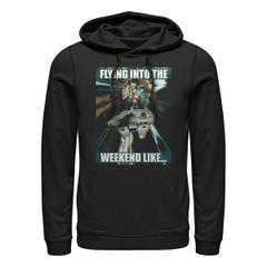 Star Wars - Millennium Falcon Flying Into The Weekend - Unisex Sudadera con capucha