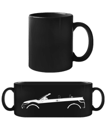 'Range Rover Evo. Con. 2017' Silhouette · Schwarze Tasse