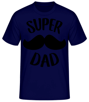 Super Dad - Camiseta básica para hombre - Marino - delante